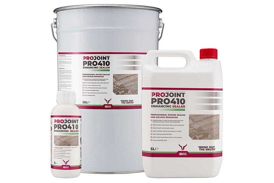 ProJoint PRO 410 solvent based and colour enhancing natural stone paving sealant
